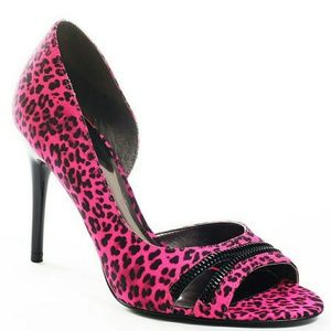 Pink Leopard Heels